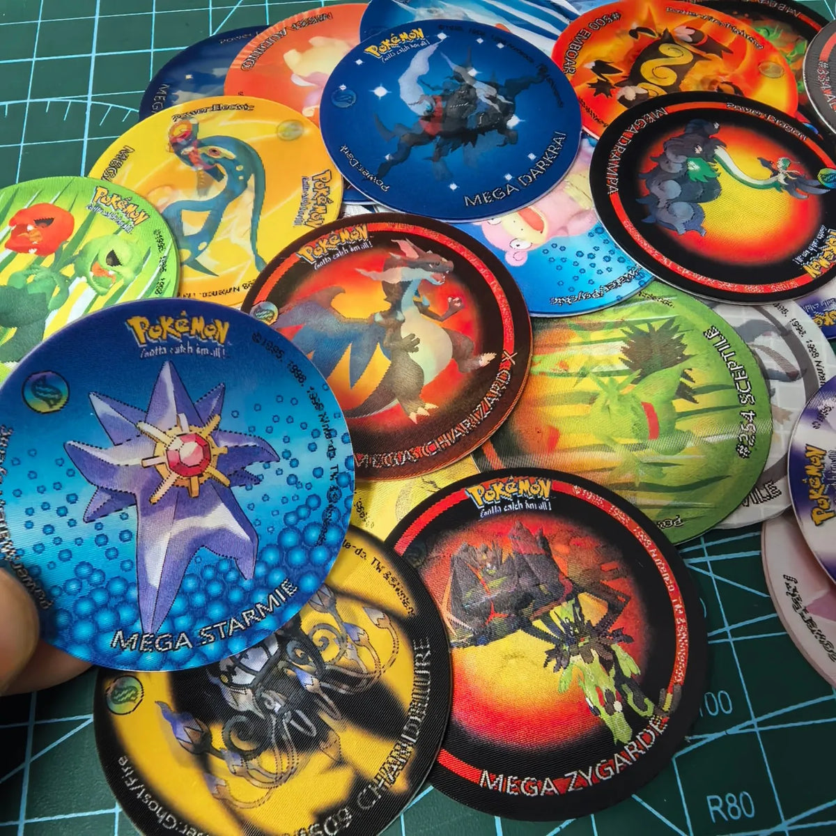 Tazos Lenticulares Pokémon Colección Completa