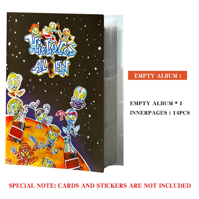 Álbum Hielocos Alien 60 Piezas tarjetas y calcas
