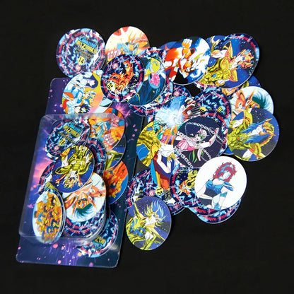 Lote De Tazos Los Caballeros Del Zodiaco nueva colección completa 40/40 Sabritas