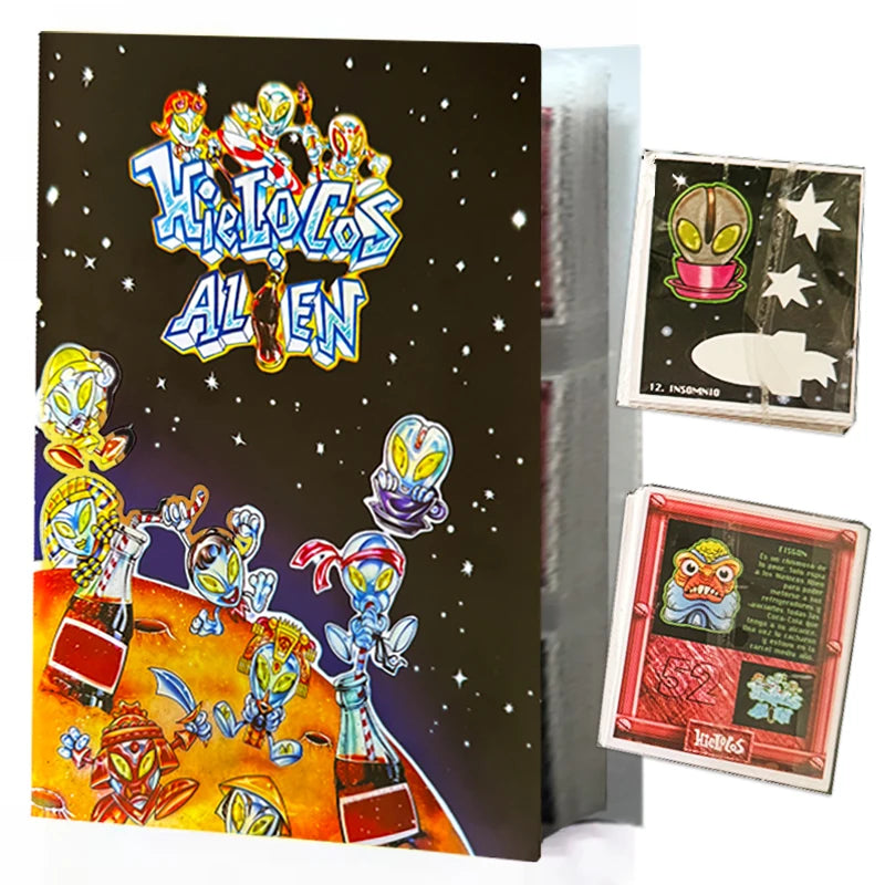 Álbum Hielocos Alien 60 Piezas tarjetas y calcas