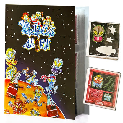 Álbum Hielocos Alien 60 Piezas tarjetas y calcas