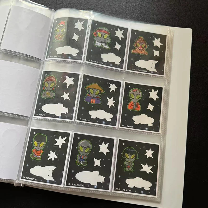 Álbum Hielocos Alien 60 Piezas tarjetas y calcas