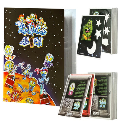 Álbum Hielocos Alien 60 Piezas tarjetas y calcas