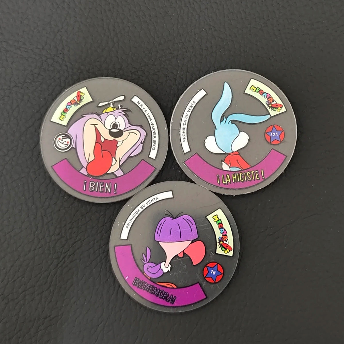 Tazos Acrílicos Tiny Toons Sabritas 20 Piezas