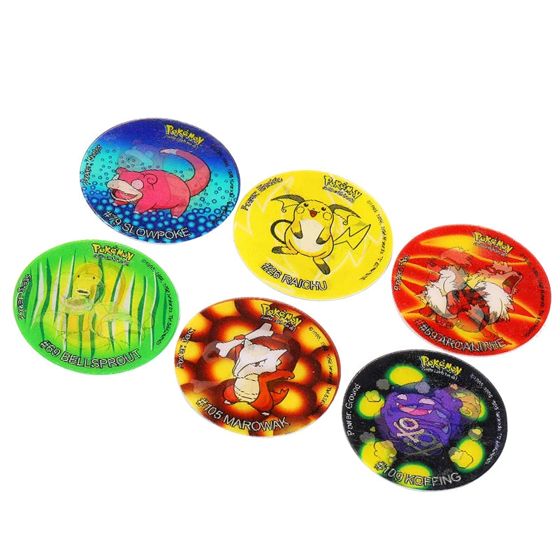 Set Completo de 56 Tazos Lenticulares 3D de Pokémon Mega Evolution Sabritas