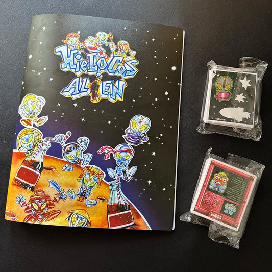 Álbum Hielocos Alien 60 Piezas tarjetas y calcas